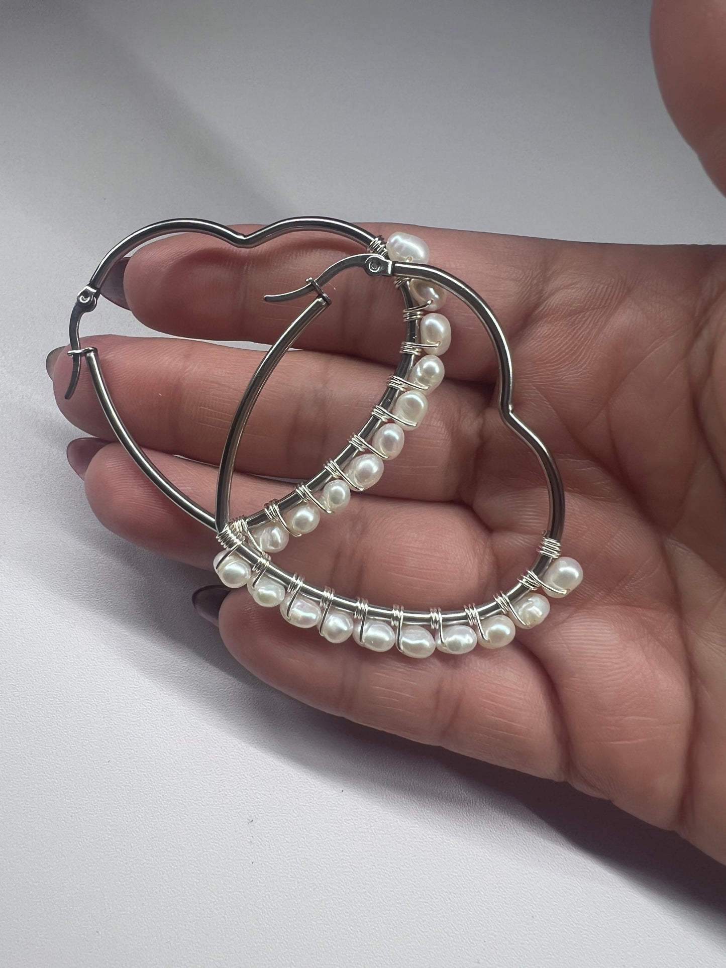 Heart earrings