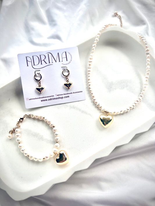 Pearl heart set