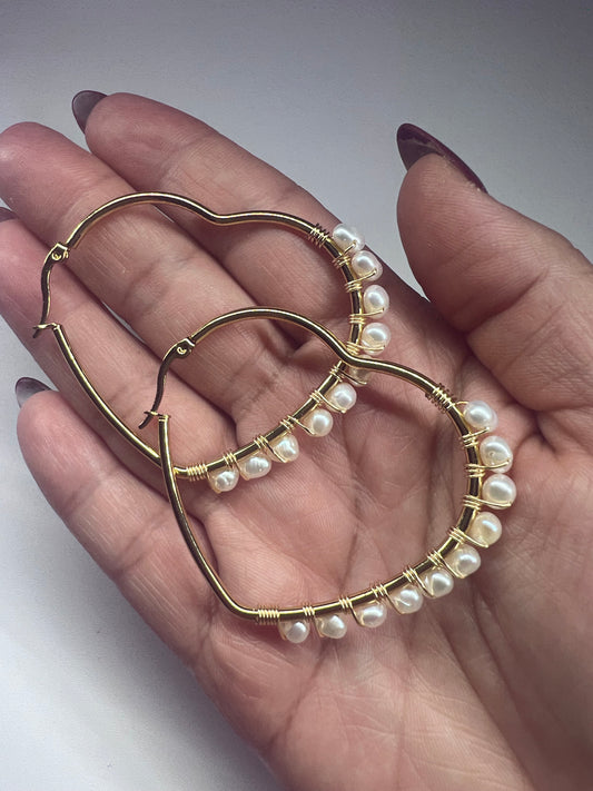 Heart earrings